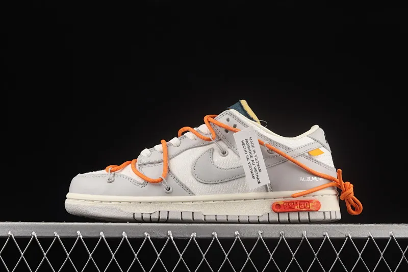 All Categories Nk SB Dunk Series Nk SB Dunk Low Low-top Sneakers Pure Original Version OF x Nk Dunk Low OW Gray Casual Sports Skateboard Shoes DM1602-104